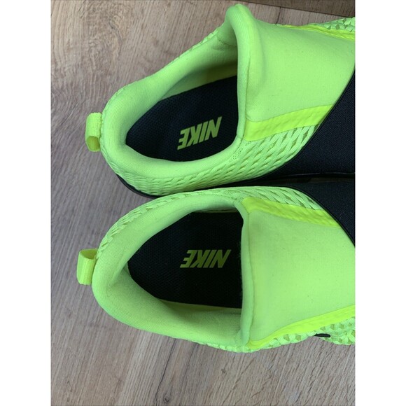 Nike Free Connect Women's US Size 7.5 Neon Green Black  Slip On 843966-700 Shoes - Picture 15 of 16